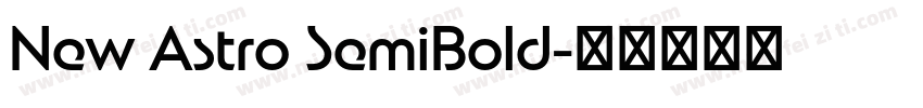 New Astro SemiBold字体转换